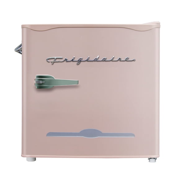 FRIGIDAIRE Coral EFR176- AMZ EFR176 Retro Mini Refrigerator-Energy Saving-Adjustable Thermostat Control-Side Mounted Bottle Opener-Ideal for for Dorm, Office, RV, Garage, Apartment 1.6 Cubic Feet
