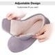 thumbnail image 3 of Pantuflas para diabéticos de espuma viscoelástica peluda para mujer, cómodas y acogedoras, para artritis, edema MFZFUKR LS12, 3 of 7