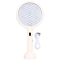 thumbnail image 1 of Matamoscas eléctrico para mosquitos, diseño de 3 capas, atrayente de luz púrpura, Cable de carga USB de 2600 voltios para uso en interiores y exteriores, 1 of 5