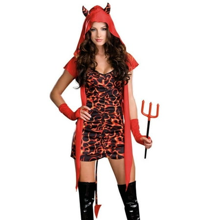 Dreamgirl Sexy Womens Naughty Devil Demon Halloween Costume - Walmart.com