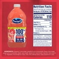 thumbnail image 4 of (8 pack) Ocean Spray® 100% Ruby Red Grapefruit Juice, 100% Juice, 60 fl oz Bottle, 4 of 15
