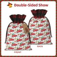 thumbnail image 2 of Honeii Watercolor Red Truck And Fir Tree Print Small Burlap Bags,Christmas Drawstring Treat Bags Gift Bags Reusable Candy Goodie Wrapping Bags for Holiday Party Favors Supplies -Black, 2 of 8