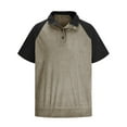 thumbnail image 4 of pstuiky camisetas de hombre, Blazer informal de manga larga con cuello redondo para hombre, color liso, transpirable, para fitness camisetas de hombre m, 4 of 9
