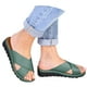 thumbnail image 2 of MKLEKYY Sandalias Planas Informales para Mujer, Con Punta Abierta, Cómodas para Caminar En Verano, Ideales para Combinar Con Pantalones Cortos, Vaqueros y Faldas., 2 of 4