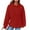 Red, variant on Waffle Hoodie Women Solid Plain,Oversized Hoodies for Women Sweatshirts Workout Hooded Pullover Tops Sweaters Casual Comfy Fall Fashion Outfits