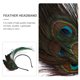 thumbnail image 2 of Tocado de plumas Carnaval Cosplay Accesorios para disfraces Fiesta Mujer Diadema, 2 of 8