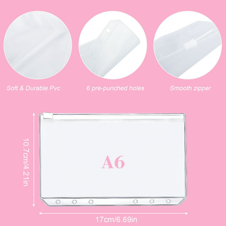 A5 Frosted Hard Cover 6-ring STICKER Binder