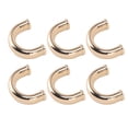 thumbnail image 1 of U Rings, 10 Sets Metal U Rings Buckle Handbag Connector with PH Screws Strong Long Lasting StableTrusted for Leather Crafts, 1 of 7
