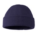 thumbnail image 1 of Qarigey Sombreros de mujer, sombreros de Color sólido, accesorio de ropa, gorros de invierno flexibles y cómodos, gorro de punto Unisex grueso para Sombreros Azul oscuro, 1 of 6