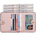 thumbnail image 2 of Cartera Toughergun compacta de piel con bloqueo RFID para mujer, 2 of 9