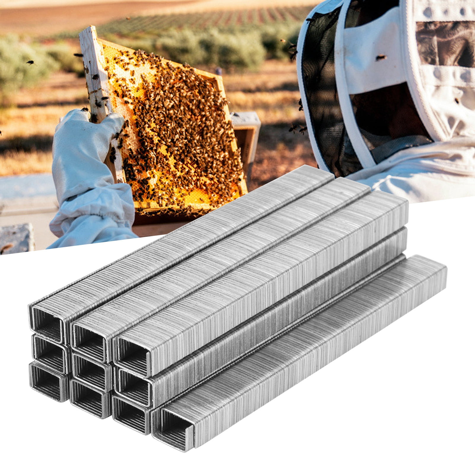 Fosa 1008f Nail 20 Strip 1008f U Shaped Nails Nailer Accessory Beehive Fastening Nails Beekeeping Tools Beekeeping Supply Walmart Canada