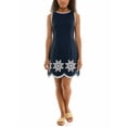 thumbnail image 2 of Nanette Lepore Women's Sleeveless Poplin Dress with Embroidery, Sizes XS-XXXL, 2 of 5