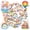 4A-50pcs, variant on 35pcs-50pcs Colorful Stickers Kids Stickers Rainbow Decals Funny Stickers for Notebooks Laptops Suitcases