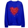 thumbnail image 4 of Valentine's Day Casual Womens Sweatshirts Crewneck Long Sleeve Tops Oversized Pullover Sweatshirt for Women, 4 of 5