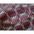thumbnail image 4 of oneOone Silk Tabby Fabric Geometric Flame Stitch Print Sewing Fabric BTY 42 Inch Wide, 4 of 4