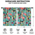 thumbnail image 2 of Blackout Kids Curtains,German Shepherd with Flowers Childrens Insulated Curtains Set Of 2,Bedroom Essentials,Toddler Room Decor 42x54in(106x137cm), 2 of 4