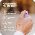 thumbnail image 3 of SABRE Pepper Spray with Quick Release Keychain, Lavender, 1 Count, Pocket Pepper Sprays, 3 of 10