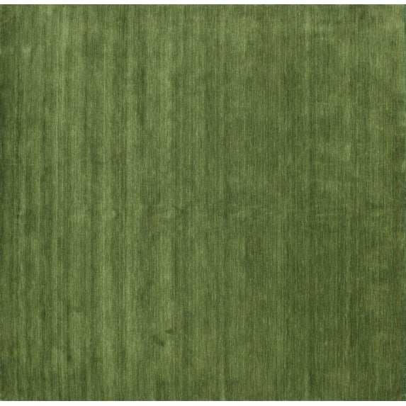 Ahgly Company Indoor Rectangle Contemporary Seaweed Green Abstract Area Rugs, 5' x 7'
