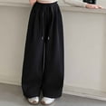 thumbnail image 3 of Tiijoy Little Girl's Baggy Straight Leg Sweatpants High Rise Casual Active Pants Trousers, 3 of 6
