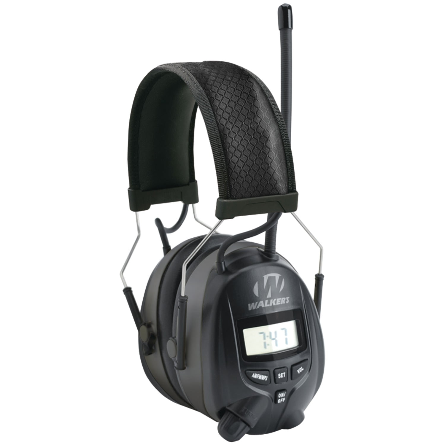 Walker's Game Ear Portable AM/FM Radio, Black, GWP-RDOM