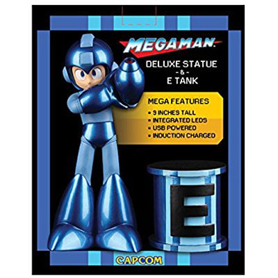 mega man statue & e-tank with mega man legacy collection game - playstation 4 special (Best Ps4 Tank Game)