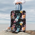 thumbnail image 4 of Wukai Hibiscus Rose Elastic Luggage Cover: Personalized Protection for Your Suitcase - Fits 19~29-inch, Washable & Durable Travel Companion-Large, 4 of 8