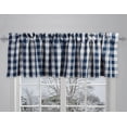 thumbnail image 2 of Aiking Home Collection 2 Piece Checked Light Filtering Valances, 2 of 3