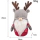 thumbnail image 3 of uds Elk Gnome felpa decoraciones hechas a mano muñeca sin rostro elfo sueco peluche gnomos muñeca coleccionable (2 uds Elkset) JFHHH pequeña, 3 of 4