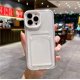 thumbnail image 3 of Luxury Card Slot Bag Clear Phone Case For iPhone 11 12 13 14 15 Pro Max Plain Shockproof Bumber Soft TPU Cover, 3 of 5
