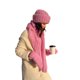 thumbnail image 2 of Sunloudy - Guantes tejidos para mujer, gorro, bufanda, suave, cálido, para invierno, color sólido, accesorios de moda para clima frío Sunloudy  moda, 2 of 2