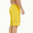 thumbnail image 5 of zuwimk Swim Trunks Men,Mens Swim Trunks Quick Dry Board Shorts Breathable Fit Beach Shorts Swimwear Bathing Suits Yellow,36, 5 of 5