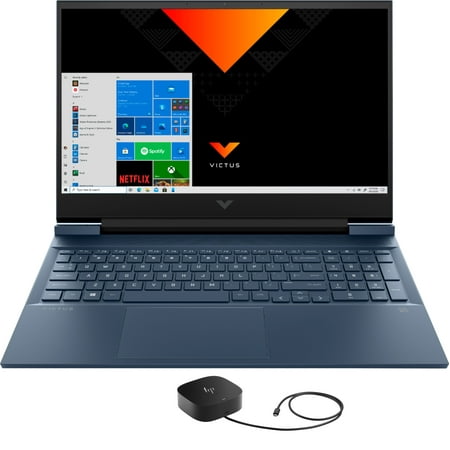 HP Victus 16z Gaming/Entertainment Laptop (AMD Ryzen 5 5600H 6-Core, 16.1in 60Hz Full HD (1920x1080), NVIDIA RTX 3050 Ti, 16GB RAM, 1TB m.2 SATA SSD, Backlit KB, Win 10 Pro)