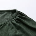 thumbnail image 4 of Sngxgn Women's Crop Tops Short Sleeve Shirts Casual Running T-Shirts(Green,L), 4 of 9