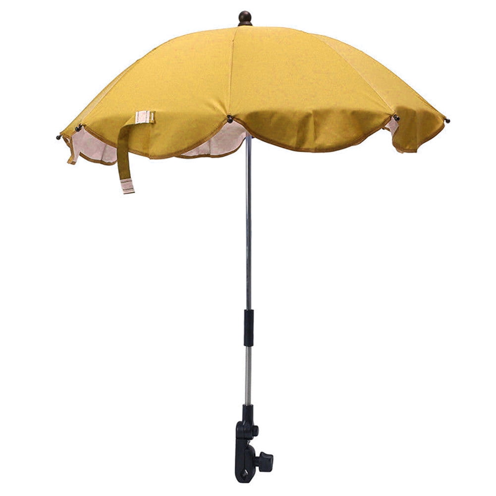 SPRING PARK Kids Baby Unisex Sun Umbrella Parasol Buggy Pushchair Pram Stroller Shade Canopy Baby Stroller Accessories Rain Covers Travel Umbrella