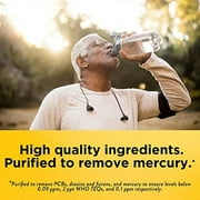 Nature Made Extra Strength Burp-Less Omega 3 Fish Oil 2800 mg, Helps Support a Healthy Heart, Brain, Eyes, and Mood, 60 Softgels
