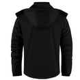 thumbnail image 7 of DHFJKG Windbreaker Jacket Women Fuzzy Lining Secure Pockets Zipper Coat With Detachable Hood Winter Outdoor Hiking Climbing Stylish Outerwear, 7 of 7