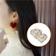 thumbnail image 5 of Minnieouse Pendientes en forma de corazón estilo elegante brillo ostentoso oreja colgante elementos de cuero artificial pendiente para mujeres Ropa, zapatos y accesorios Miscelánea Oro, 5 of 6