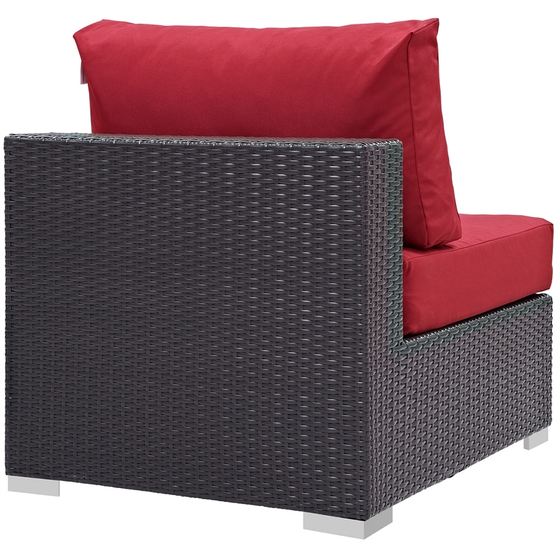 Modway Convene Outdoor Patio Armless Chair, Multiple Colors - image 4 of 4