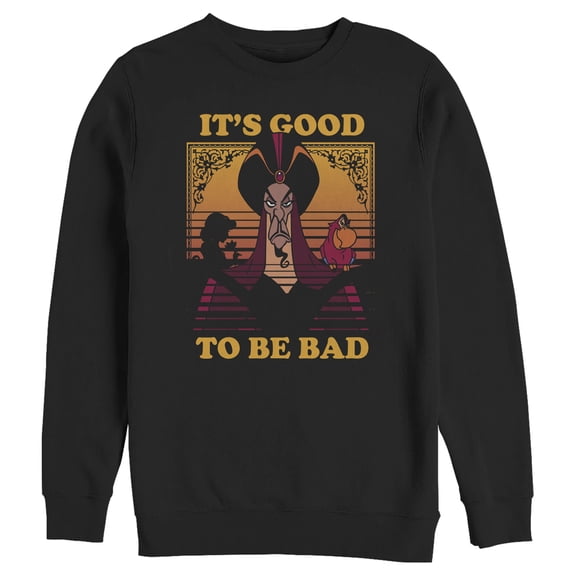 Men's Aladdin Jafar Good to Be Bad  Sweatshirt