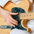 thumbnail image 1 of Phenofice 4Ud Púas Doradas Metálicas Ajustables Para Dedos Con Ergonómico Para Guitarra, 1 of 8