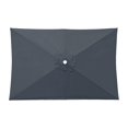 thumbnail image 4 of DYNWAVECA Patio Umbrella Replacement Canopy Replacement Parasol Canopy 200cmx300cm Easy to Install Practical Rectangular for Home Patio Gray, 4 of 9