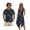 Gothic Skull Bats, variant on Xixirimido Dragonfly Blue Tie-dye Print Couples Matching Vacation Outfits Men's Breathable Short Sleeve Shirt & Women's Irregular Hem Dress Coordinated Summer Wear for Dating, Size L