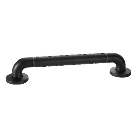 23 Inch Bathroom Grab Bar with Luminous Circle Toilet Shower Bathtub Handicap Support Balance Grab Bar Stainless Steel Safety Rail for Staircase Walls
