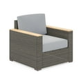 thumbnail image 3 of Homestyles Boca Raton Brown Outdoor Sofa Set, 3 of 11