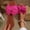 Hot Pink, variant on Women's Bow Sandals Trendy Casual Round Toe Flat Sandals Open Toe Slip on Slide Vacation Sandals White 9.5(43)