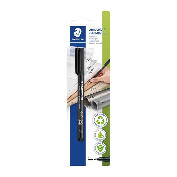 Marcador STAEDTLER Lumocolor 318-9 BKDA 0.6mm Punta F Negra