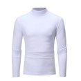 thumbnail image 3 of Camiseta De Cuello Alto Manga Larga Cómoda Hombre Playera, 3 of 4