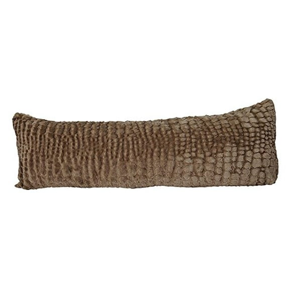 Pillowtex Body Pillow with Plush Cover (20 Inches x 60 Inches Fawn)