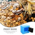 thumbnail image 2 of Mini Safe Piggy Bank Password Design Strongbox Safe for Money Toy for Girls Safe for Kids Child, 2 of 6