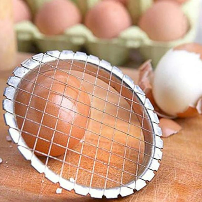 Egg Slicer for Hard Boiled Eggs Heavy Duty Fruit Egg Cutter with